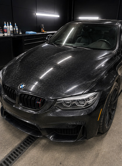 Voor — polijsten BMW M3