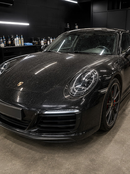 Voor — keramische coating Porsche 911